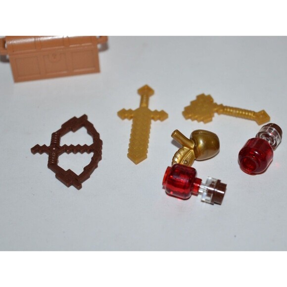 Lego Skull Arena Player lot 21145 Minecraft Minifigure + book accessories - Picture 7 of 9